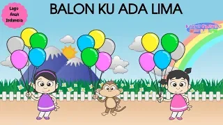 BALON KU ADA LIMA ♥ Lagu Anak dan Balita Indonesia | Keira Charma Fun