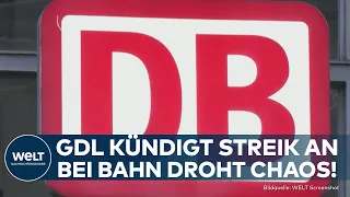 DEUTSCHE BAHN: Chaos droht! GDL kündigt Streik von mehreren Tagen in Deutschland an!