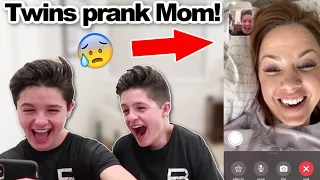 IDENTICAL TWINS PRANK FRIENDS ON FACETIME!