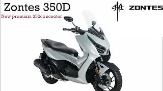 Zontes 350D: Premium Scooter Full of Technology