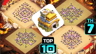 TOP 10 TOWN HALL7 (TH7) WAR CWL BASE - TH7 WAR CWL BASE COPY LINK - CLASH OF CLAN