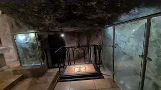 Here (Jerusalem) we found the true cross of Christ - the Chapel of the Invention of the Holy Cross