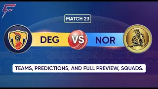 T10 League - Deccan Gladiators vs Northern Warriors - Match 23 - Fantasy Teams and Detailed Preview