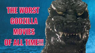 The WORST Godzilla Movies of ALL TIME!