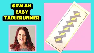 How to sew twisted Pole table runner using your sewing machine | Sewing Tutorial