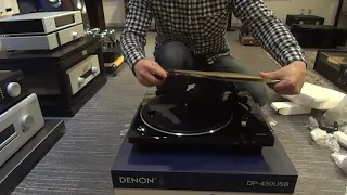 하이파이 턴테이블 DENON DP-450USB 설치, 알기 쉽게 알려드립니다