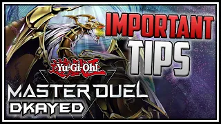 Avoid These Mistakes! Important Tips For New Players! Quick Start Guide! [Yu-Gi-Oh! Master Duel]