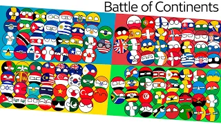 Countryballs Battle of Continents Marble Race
