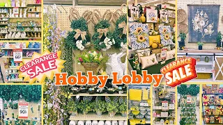 👑 Hobby Lobby Easter/Spring Clearance Event!! Storewide Clearance Shop With Me!! Must Watch 💯👑‼️