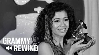 Watch Irene Cara Thank Her Family & Friends For "Flashdance" Win At The 1984 GRAMMYs | GRAMMY Rewind