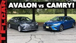 Is the 2019 Toyota Avalon Worth $12K More Than The Toyota Camry? We Find Out!