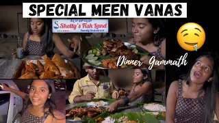 Special Meen Vanas🤤Dinner Gammath| Rakshita Tulu Talks #rakshita #mangalore #tulu #udupi #fish