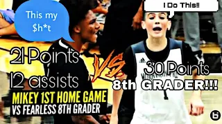 Mikey Williams Almost KNOCKS OUT 8th Grade Phenom, Isaac Ellis In HEATED Matchup!!