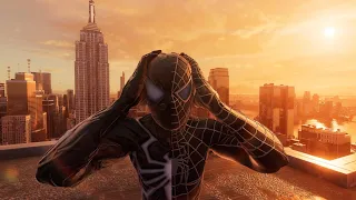 All Black Suits in Spider-Man 2 Zero Assist Swinging