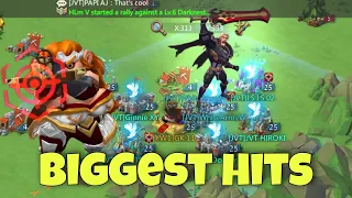 Lords Mobile - Monsterous damage! 30m T3 gave us CRAZY reports. Offline targets forgot shield