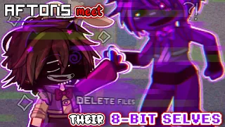 AFTONS MEET THEIR 8-BIT SELVES // FNAF // !!