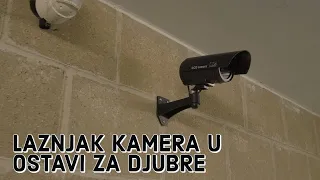 Lažnjak kamera u ostavi za đubre