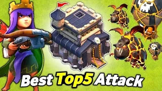 Best th9 top 5 attack strategy In Clash of Clans || Th9 Attack Strategy Guide Tutorial - coc