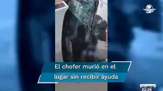 Vuelca tráiler en autopista Xalapa-Perote y pobladores hacen rapiña mientras conductor agonizaba