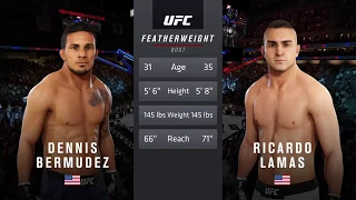 Ultra Real | EA Sports UFC 3 | Dennis Bermudez vs. Ricardo Lamas (PS4 Pro/60FPS/1080p)