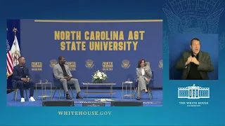 Vice President Harris Participates in a "Fight for Our Freedoms" College Tour Moderated Conversation