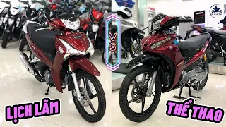 Future 125 FI 2023 VS Jupiter 115 2023 ĐỎ ĐÔ BÓNG ▶️ Chọn LỊCH LÃM hay THỂ THAO 🔴 GIÁ XE MÁY VLOGS