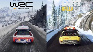 WRC Generations Vs Dirt Rally 2.0 - Citroën C4 WRC '10 at Rallye Monte Carlo [4KPS5]