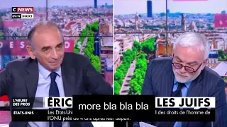 Eric Zemmour reply to Bernard-Henri Levy (BHL)