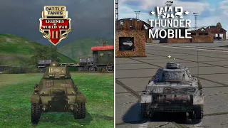 War Thunder Mobile VS Battle Tanks Comparison