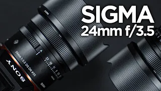 Sigma 24mm f3.5 Unboxing and Samples | Affordable Competitor to Sony 24mm 2.8