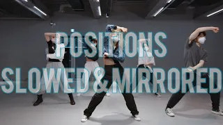POSITIONS | WOONHA PARK CHOREO | SLOWED & MIRRORED