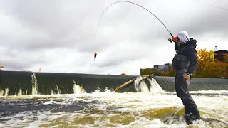 EXTREME STEELHEAD FISHING!! The Most Dangerous Dam