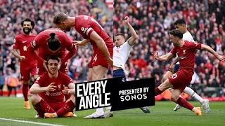 EVERY ANGLE of Diogo Jota's late winner at the Kop!