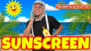 Summer Dance Songs for Children ♫ Sunscreen Song with Lyrics ♫ Kids Songs by The Learning Station