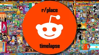 10 hours of Reddit r/place 2022 Timelapse (only bottom page)