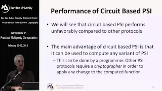 Set Intersection - Prof. Benny Pinkas