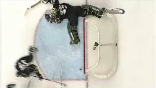 Kari Lehtonen unbelievable skate save on Heatley - NHL Comcast Sportsnet Feed