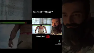 Reaction fight FREEGUY vs Dude