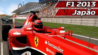 F1 2013 - MODO CARREIRA - #15 - GP do JAPÃO - FERRARI | Jogos Clássicos | #50K