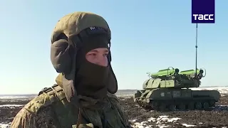 Кадры работы ЗРК 'Бук-М3' и РЛС 'Небо-СВ' в ходе спецоперации на Украине