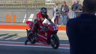 1994 Cagiva C594 500 of John Kocinski at Racing Legends, Valencia, 04/03/2023