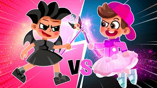 Pink VS Black Challenge Song | Comy Zomy | Funny Kids Songs And Nursery Rhymes