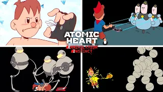 Atomic Heart Annihilation DLC - All Animations (Upgrades Animations, Skills & Death Animations)