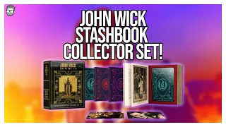 John Wick 1-3 Stash Book 4k Steelbook Collection!  Best Buy EXCLUSIVE!