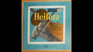 Heifetz - Lalo : Sinfonia Española Op.21 (1951)