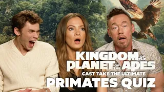 "Gorillas? I Don't Know 😂" | Kingdom of the Planet of the Apes Cast Take The Ultimate Primates Quiz