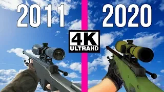 CS:GO - 2011 vs. 2023 - Weapons Comparison