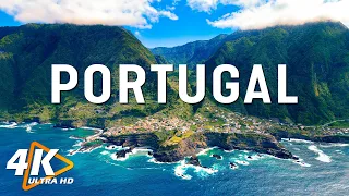 FLYING OVER PORTUGAL 4K UHD - Relaxing Music Along With Beautiful Nature Videos - 4K Video Ultra HD