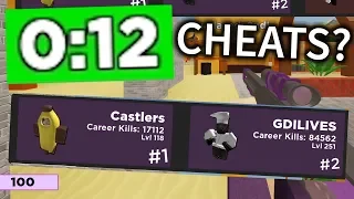 12 SECOND SPEED RUN IN ARSENAL W/ CASTLERS | ROBLOX