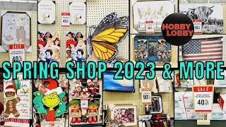 HOBBY LOBBY SPRING SHOP 2023 | SHOP W/ME | 90 OFF CLEARANCE | 60 OFF CHRISTMAS